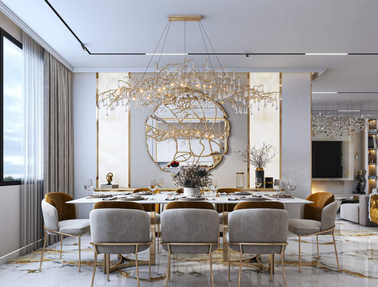 Luxury Apartment with Elegant Modern Design - Damascus , Mashrou Dummar