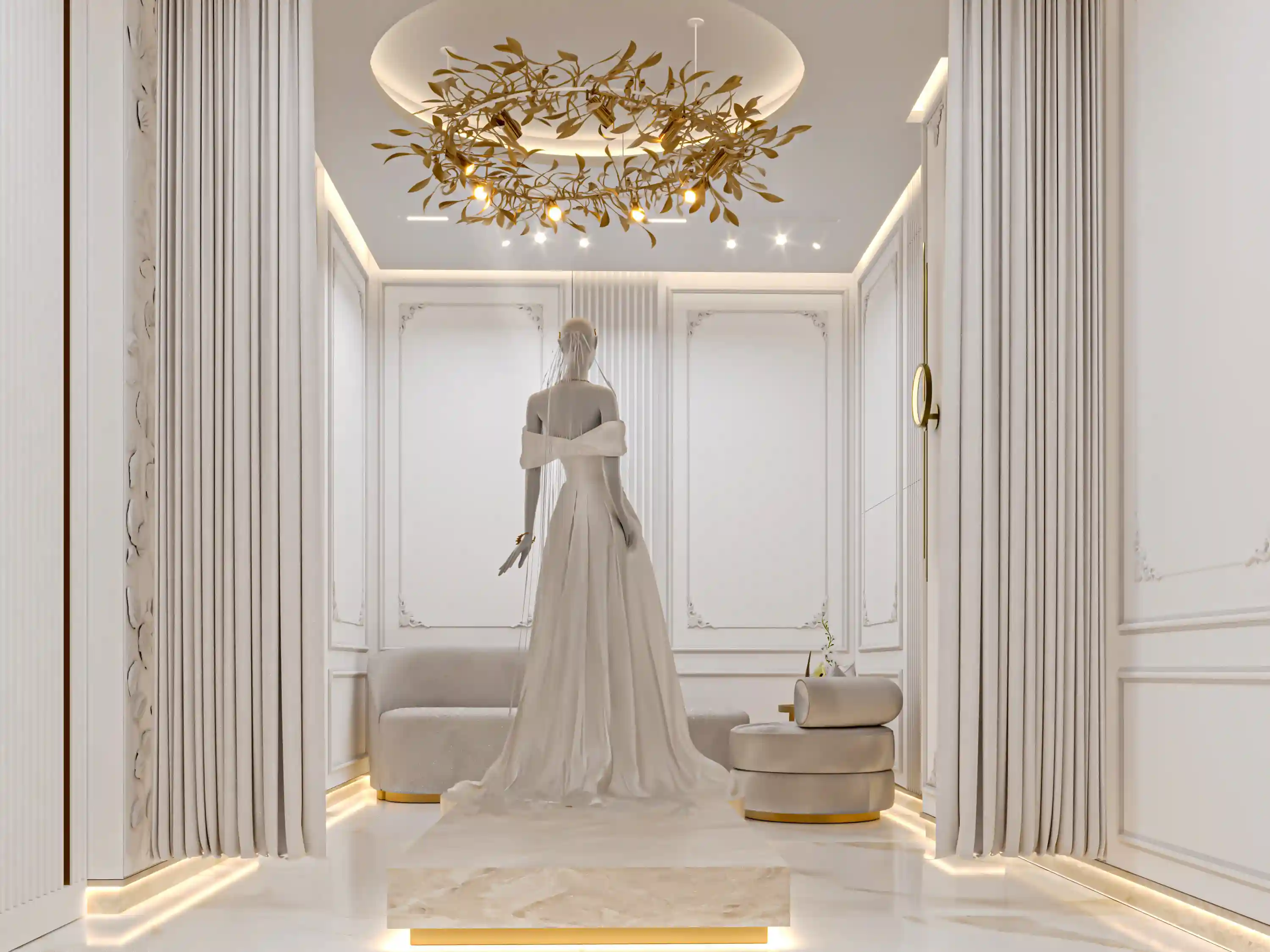 Luxury Bridal Boutique Design by Emran Al Sham