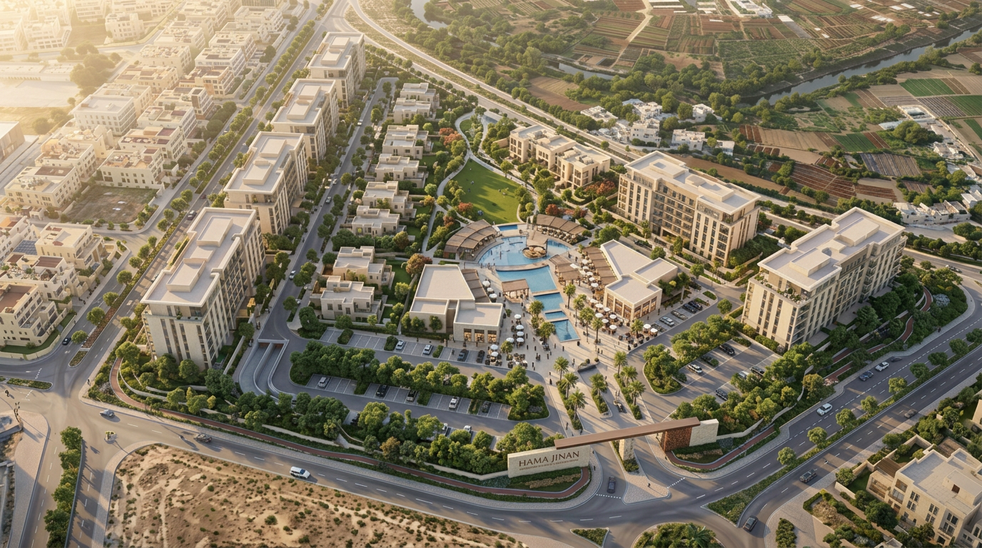 مجمع جنان حماة السكني | مجمع سكني متكامل